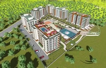 Продажа роскошных апартаментов с видом на море в районе Кепез – Проект «Antalya Diamond»