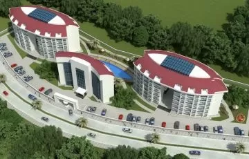 Апартаменты с видом на море в Анталье, Кунду - Проект «Gold Residence»