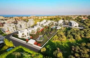 Kuzey Kıbrıs'ta denize yakın villa kompleksi