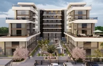 مجمع سكني مؤهل للحصول على تصريح إقامة في ألتينتاش أنطاليا للبيع