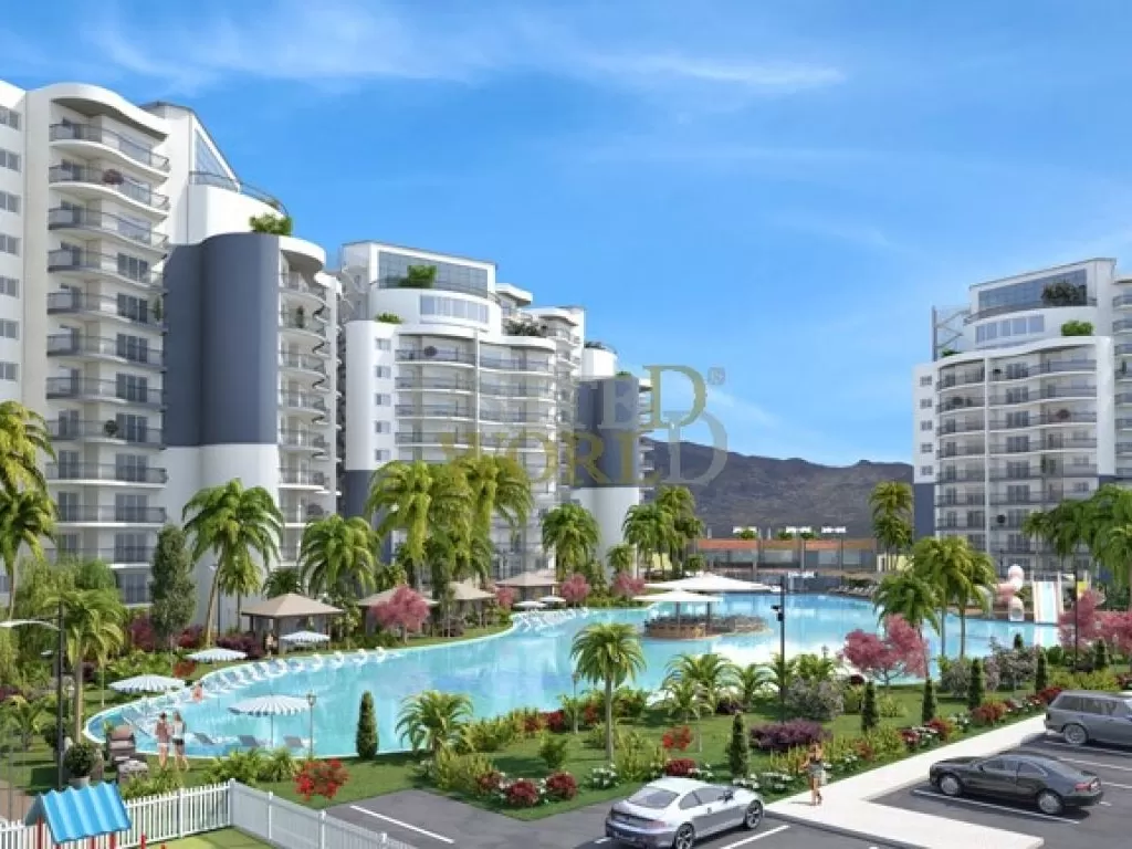 Kuzey Kıbrıs'ta deniz manzaralı apartman projesi