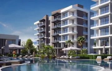 Antalya'da konut kompleksinde satılık daireler