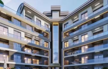 Antalya'da konut kompleksinde satılık daireler