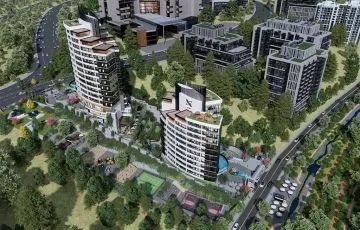 Konut ve Otel Dairelerine Sahip Premium Rezidans Kulesinde Satılık Daireler