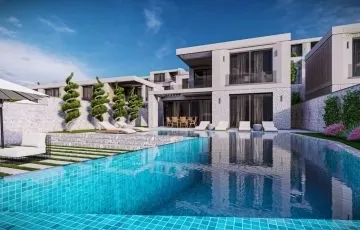 Виллы на продажу в Каше, Калкан с видом на море
